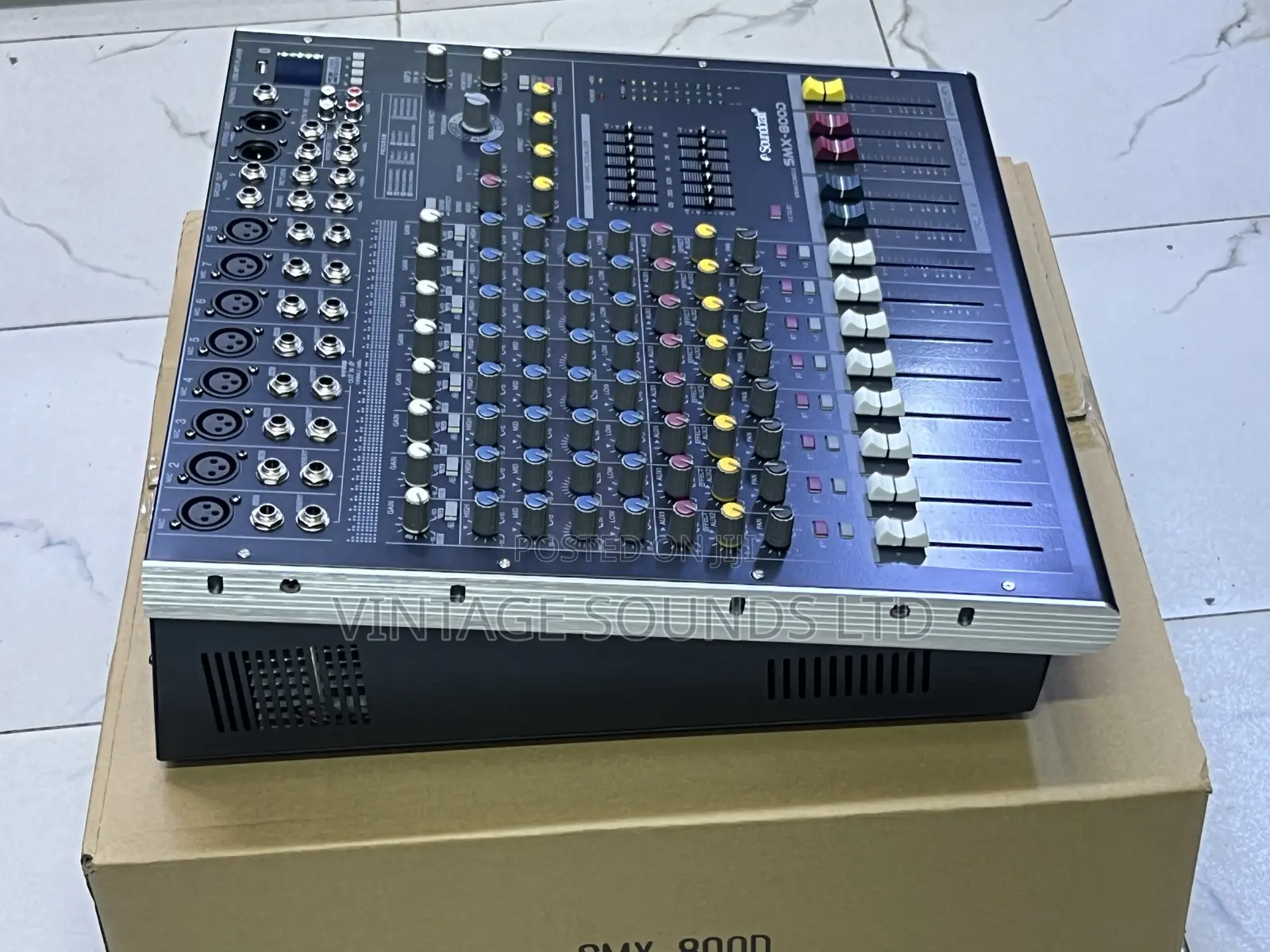 Soundcraft Smx800 8channel Powered Mixer Amplifier With Usb , Bt Fx