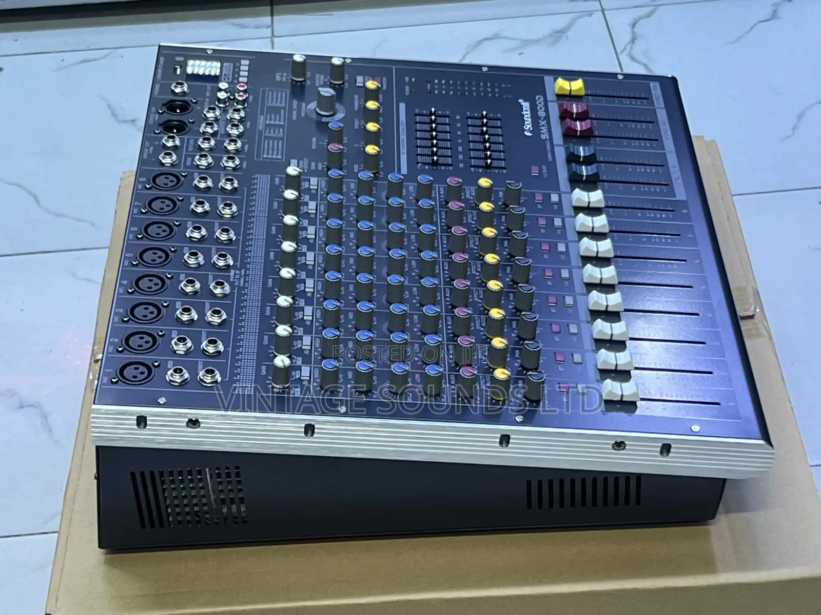 Soundcraft Smx800 8channel Powered Mixer Amplifier With Usb , Bt Fx