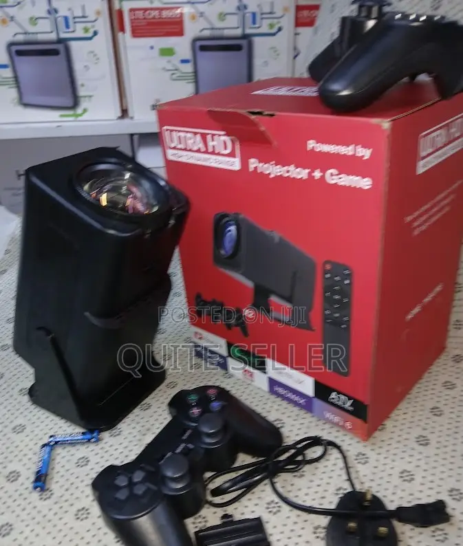 Portable Projector With Game Controller X2 1080p | 180° Rotation