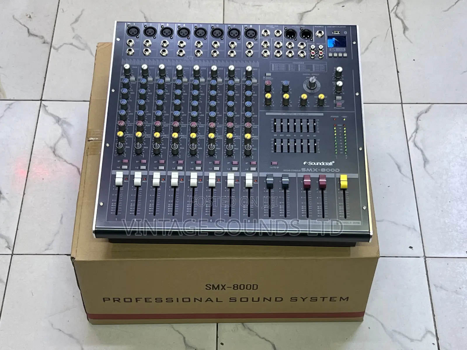 Soundcraft Smx800d8 8channels Original Powered Mixer
