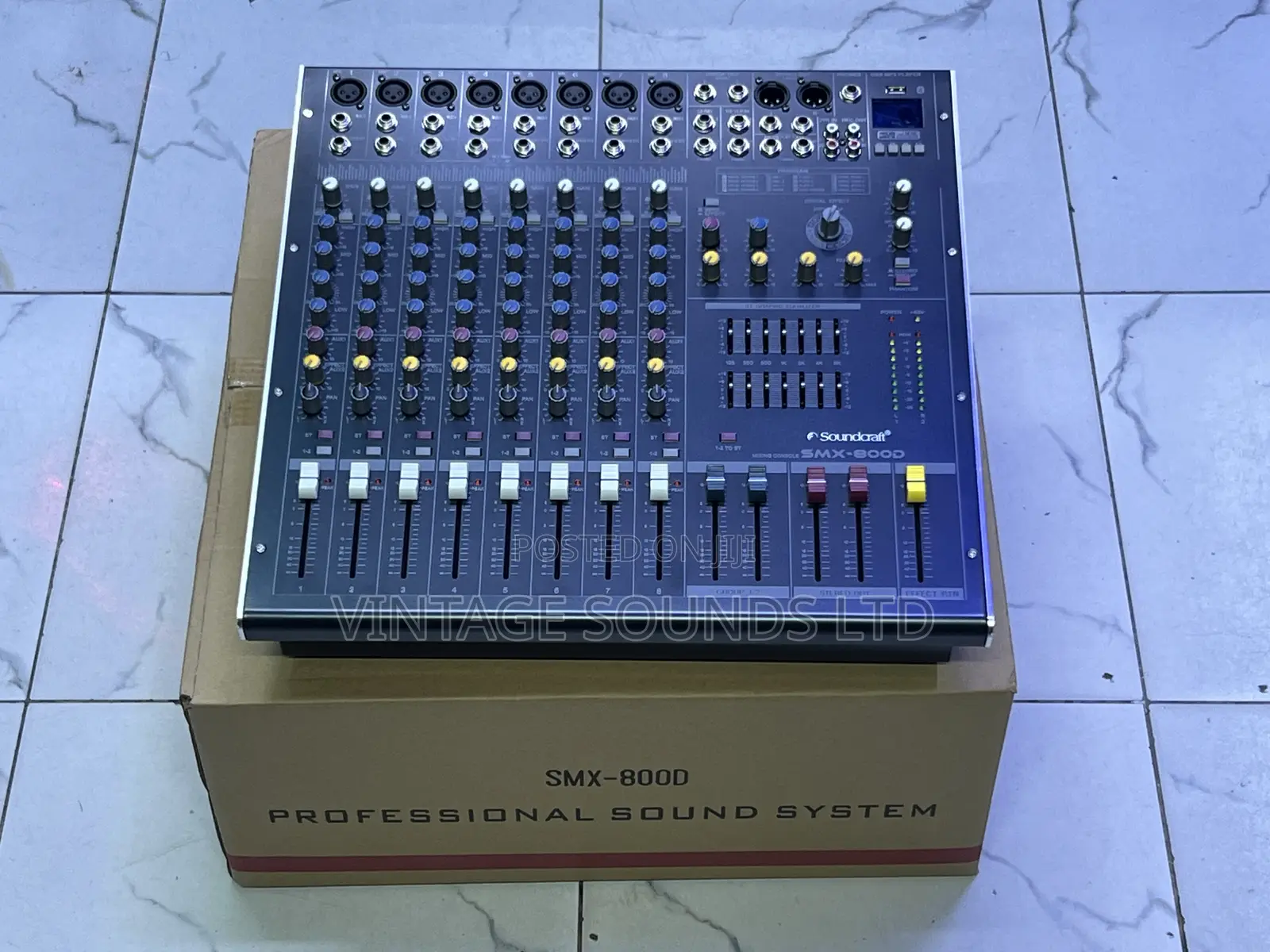 Soundcraft Smx800d8 8channels Original Powered Mixer