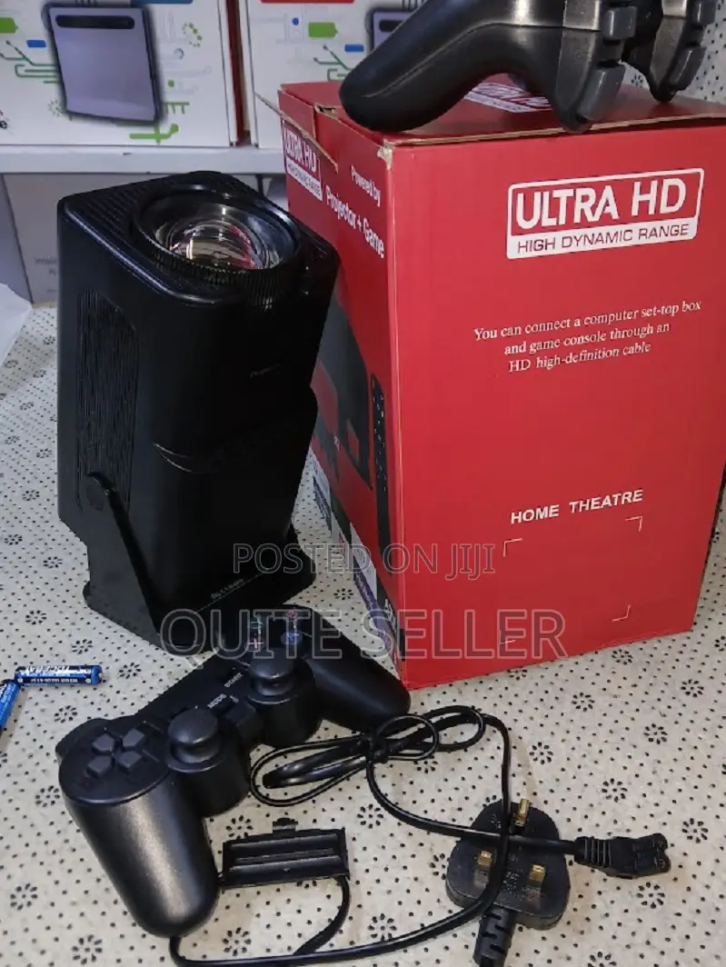 Ultra Hd Projector With Game Controller X2 1920×1080 Full Pixels