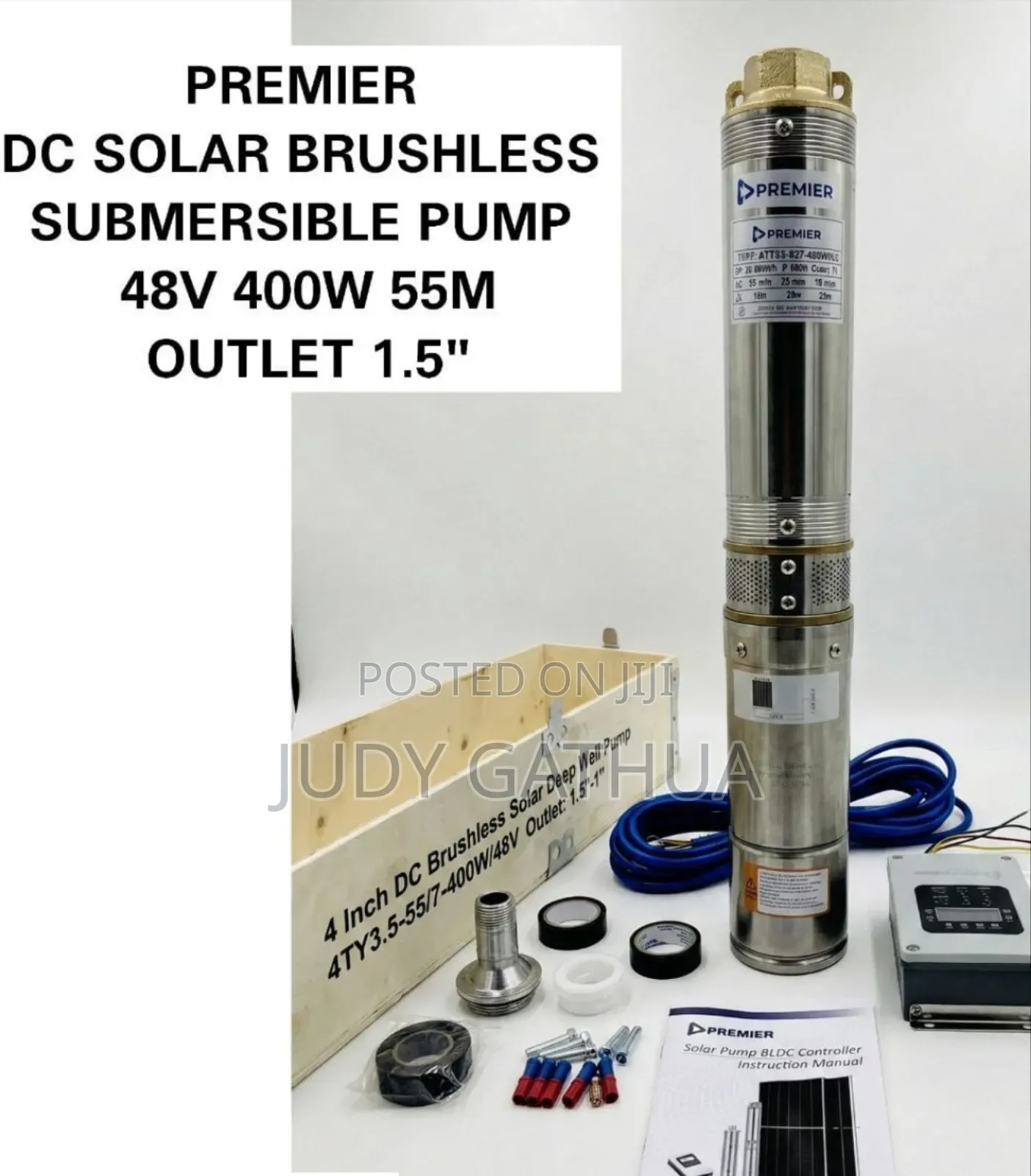 Solar Pump Brushless 400watts