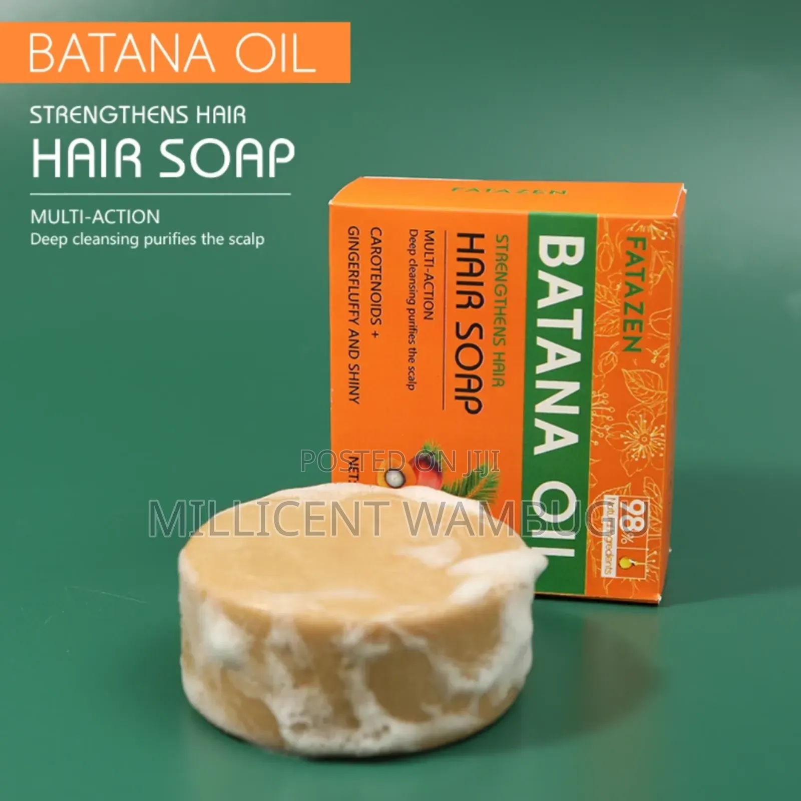 Batana Oil Hair Growth Shampoo Bar Soap