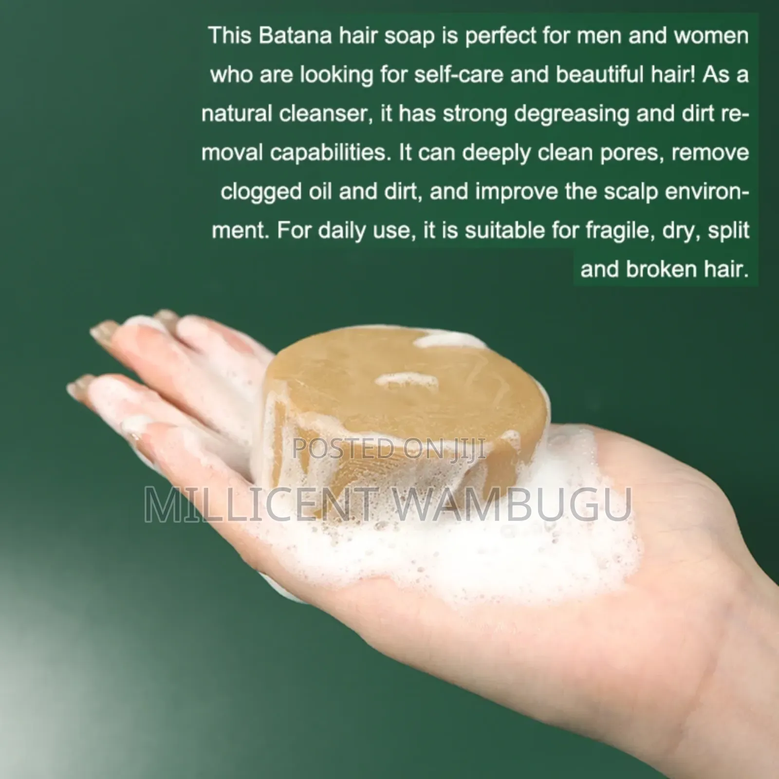 Batana Oil Hair Growth Shampoo Bar Soap