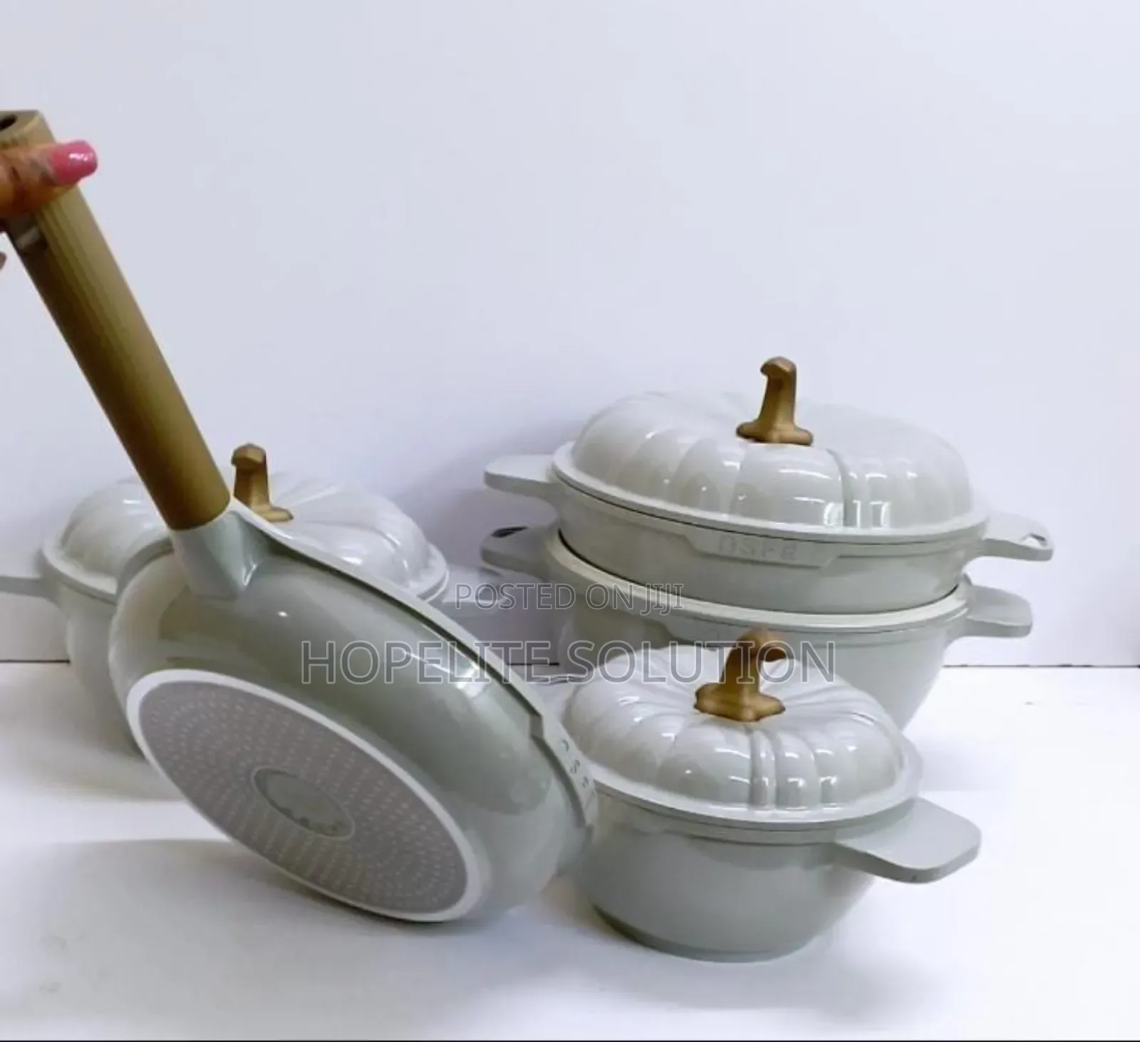 Pumpkin Granite Cookware Set