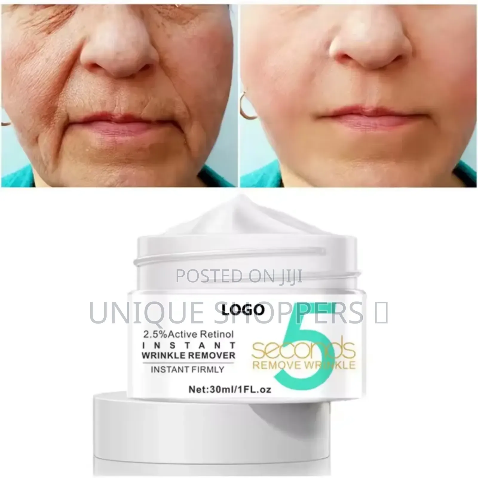 Vova 5 Seconds Instant Wrinkles Removal Cream Active Retinol Lifting