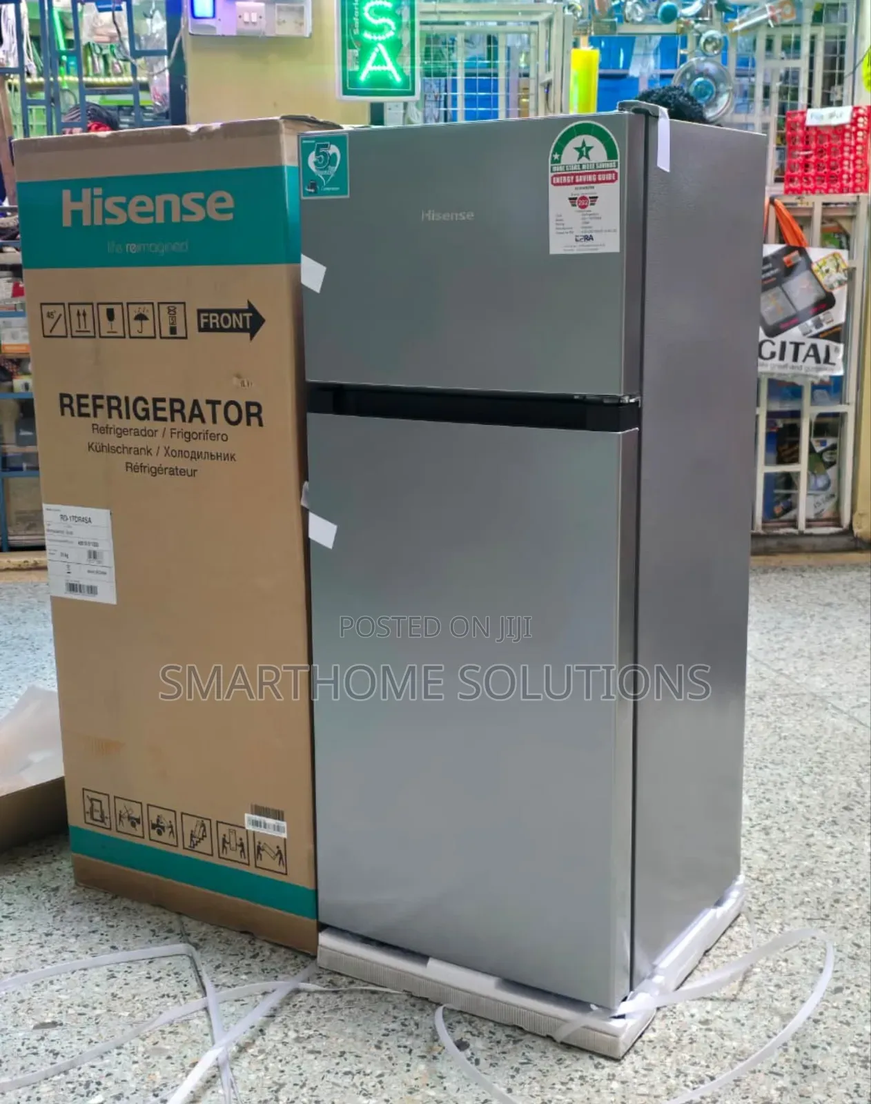 Hisense Ref120dr Double Door Refrigerator -120 Litres