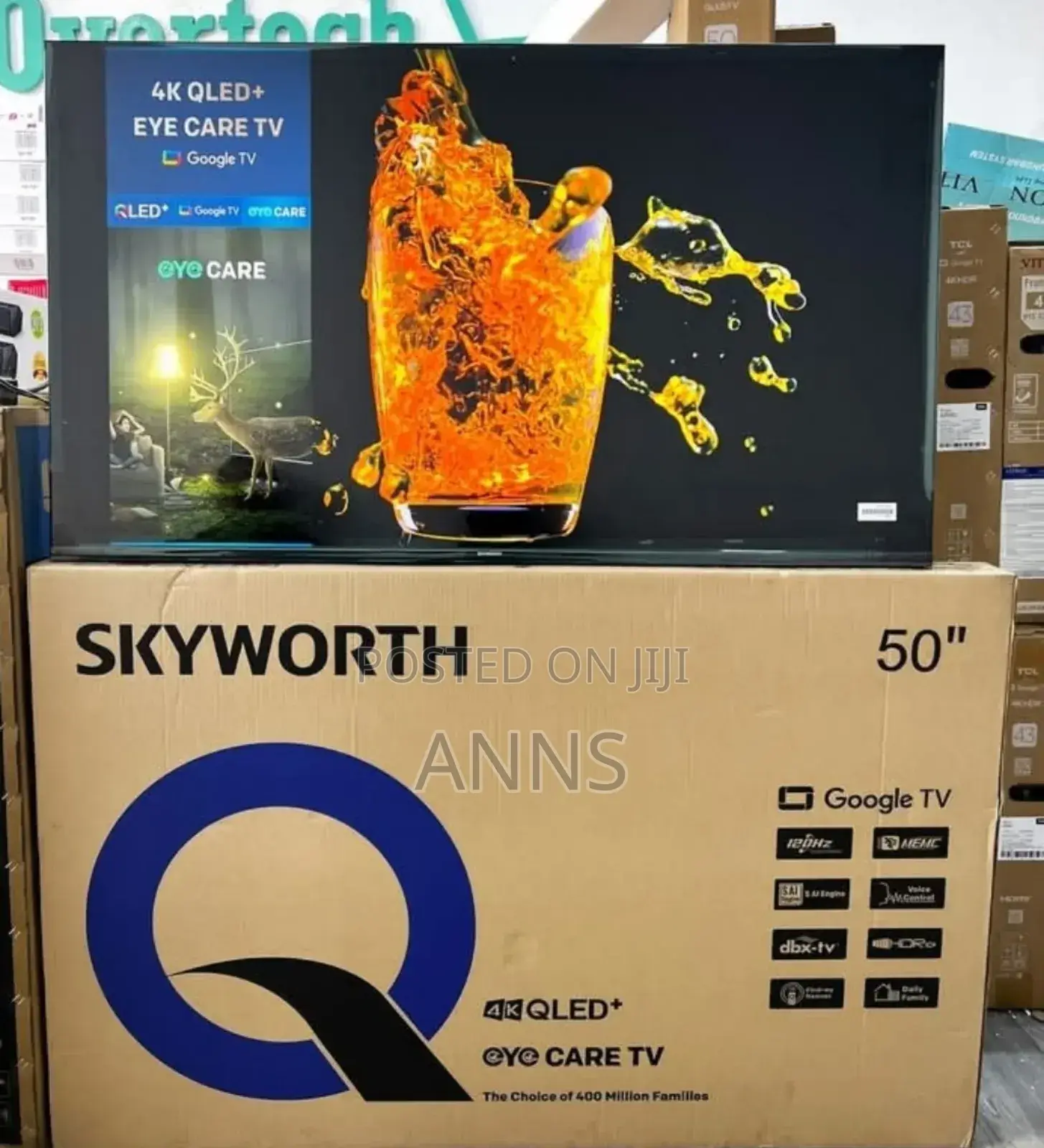 Skyworth 50 Inches Google Tv /Qled / Prime Video/ Google Cast