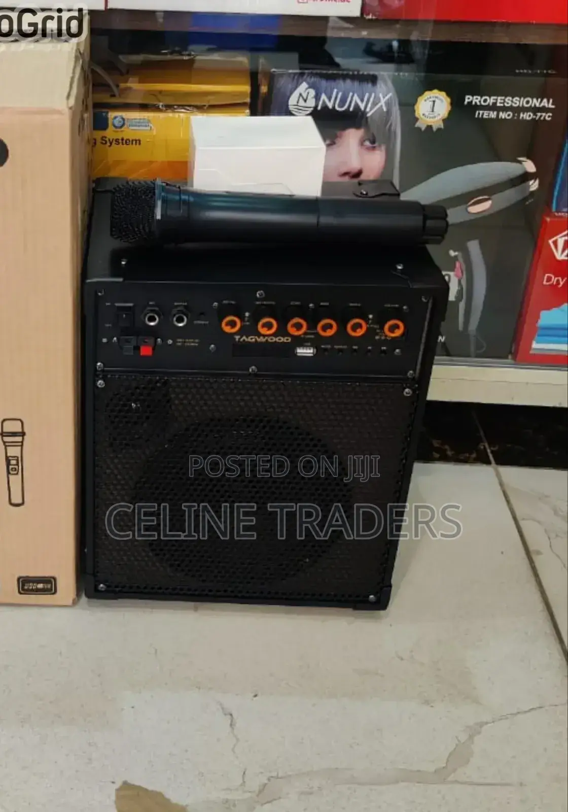 Tagwood 6inch 6a Trolley Speaker With Microphone