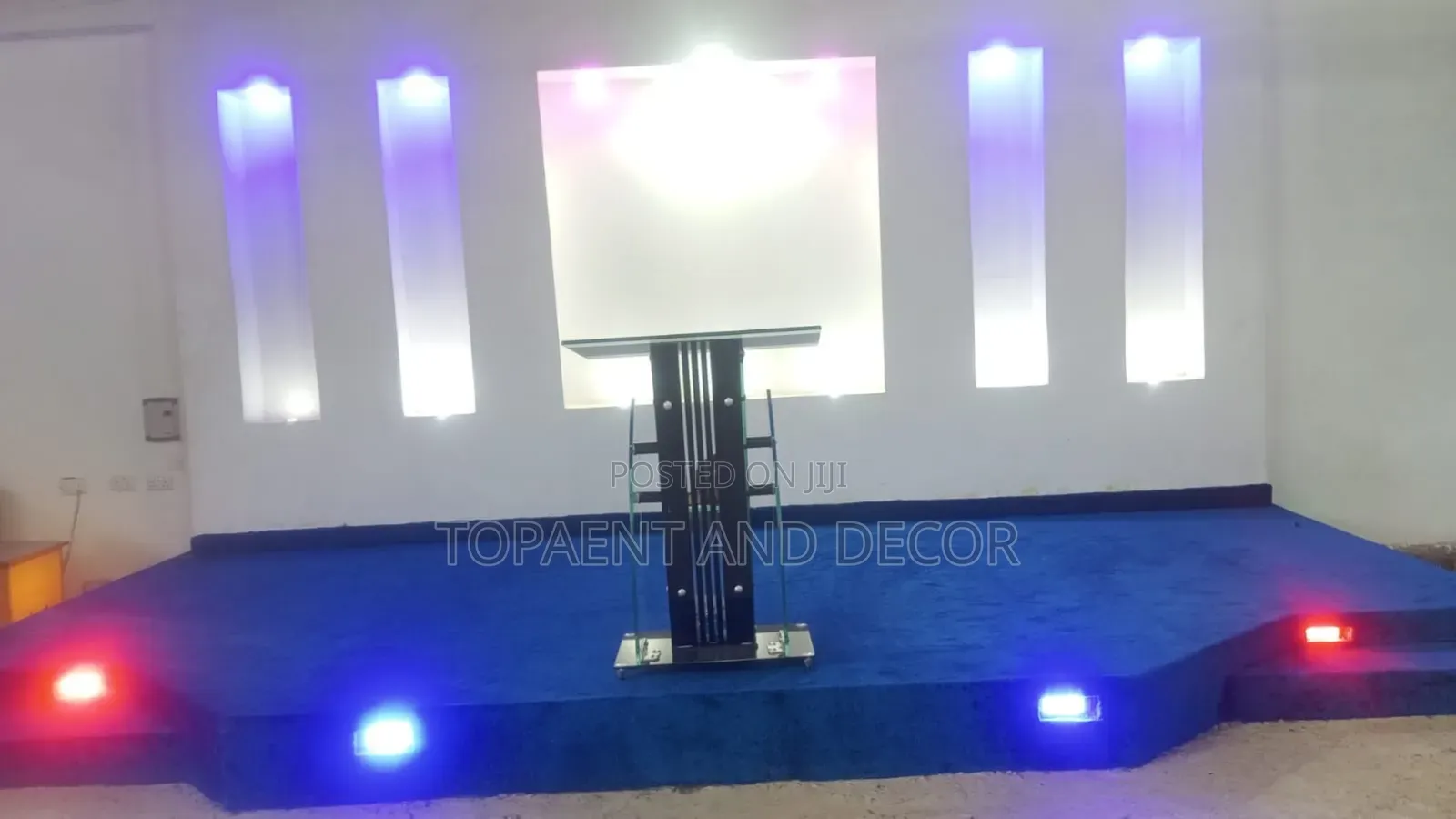 Stylish Pulpit Wall to Wall Carpet Installation