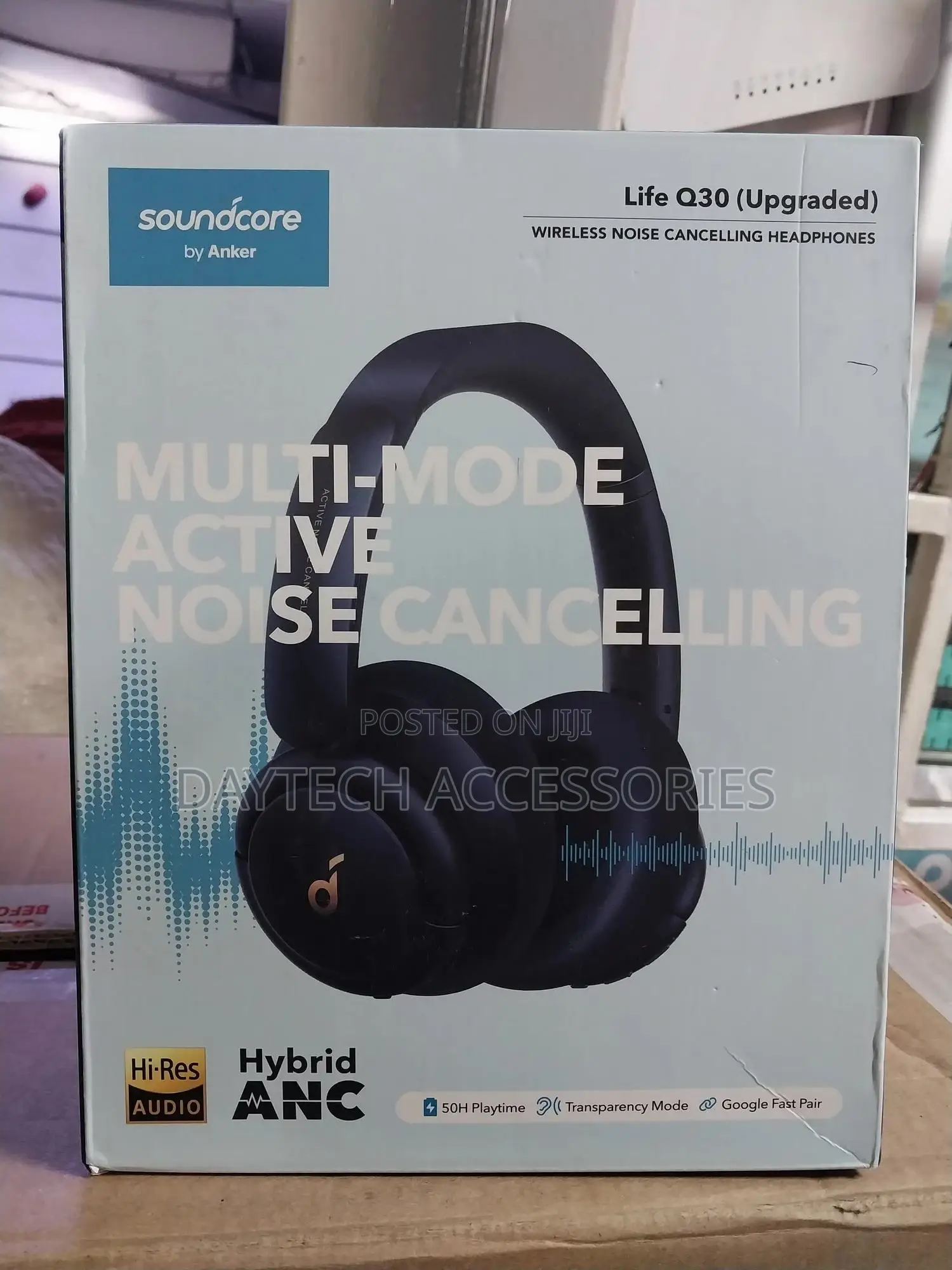 The Anker Soundcore Life Q30 Wireless Noise-Cancelling Headphones.