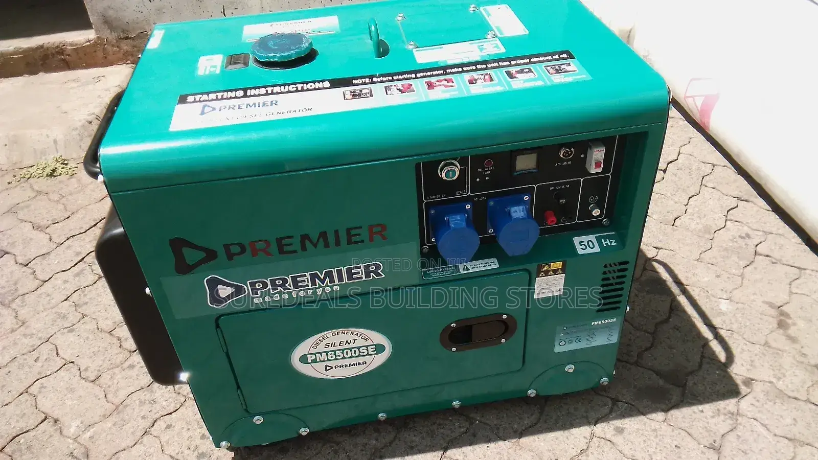 Silent Diesel Generator Key Start