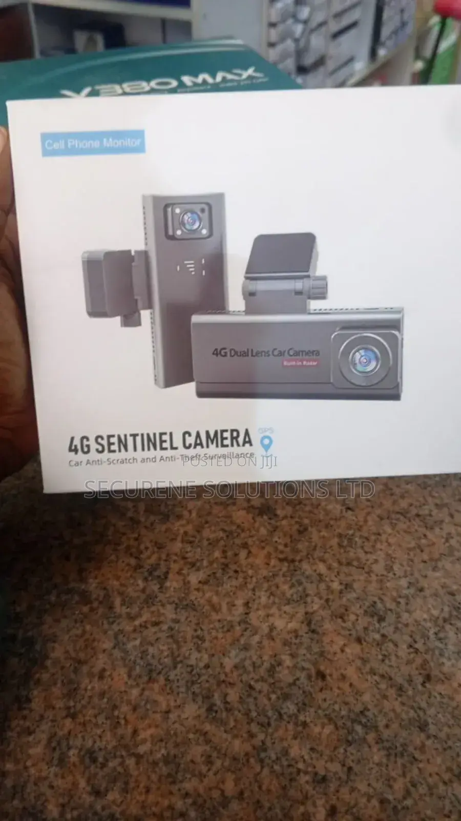 V380 Max 4g Dual Lens Car Camera/ Dash Cam