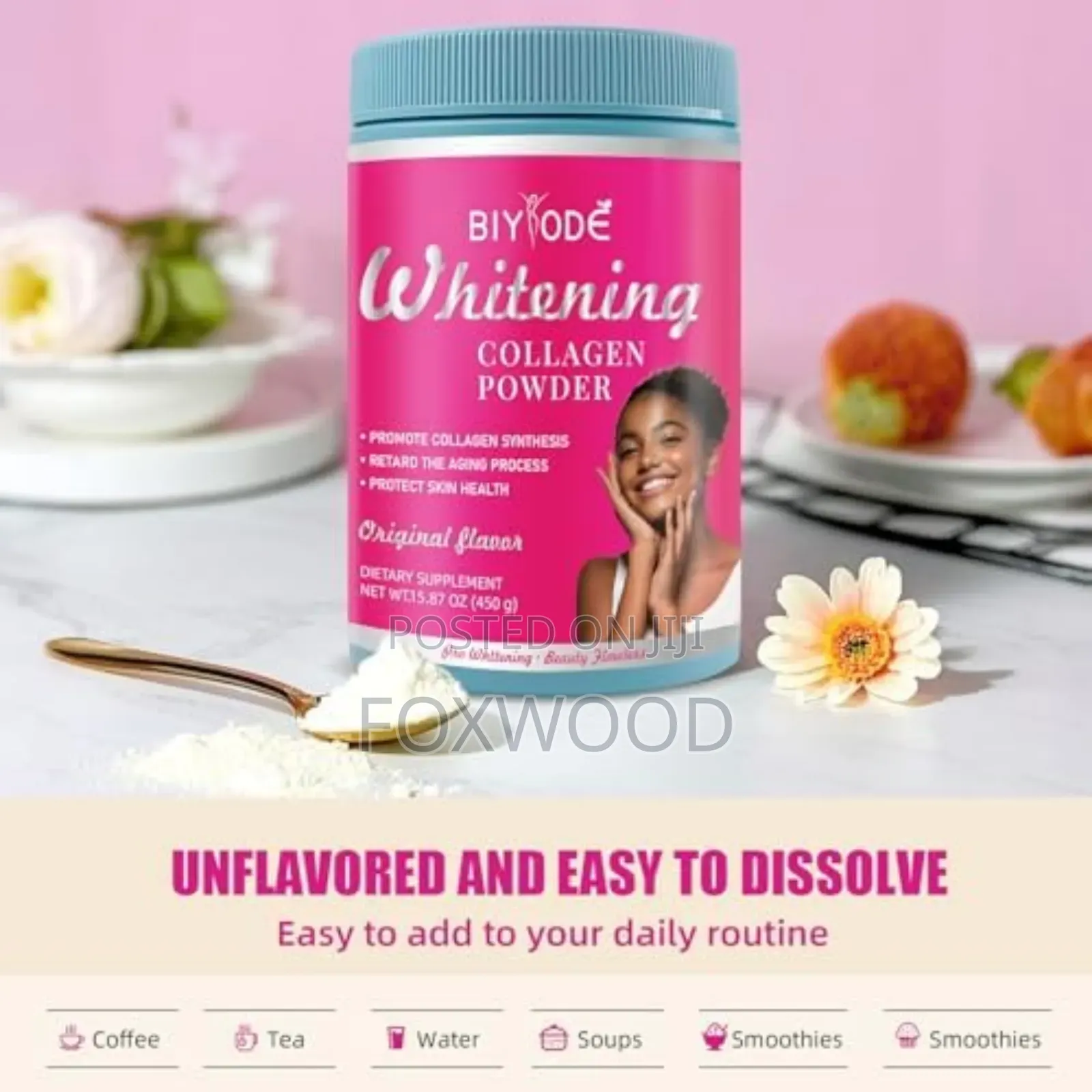 Biyodé Whitening Collagen Powder.