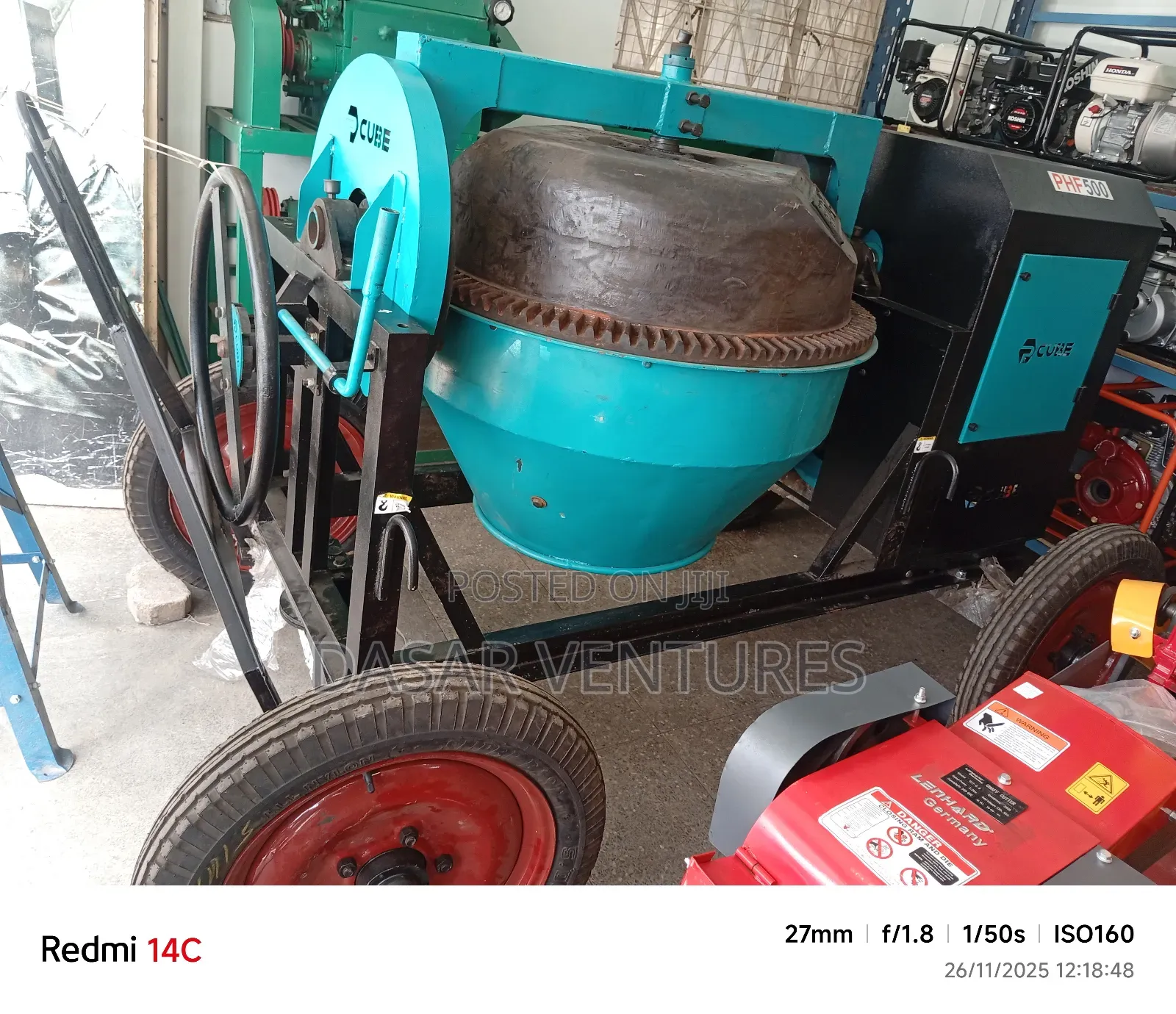 Indian Concrete Mixer 500l
