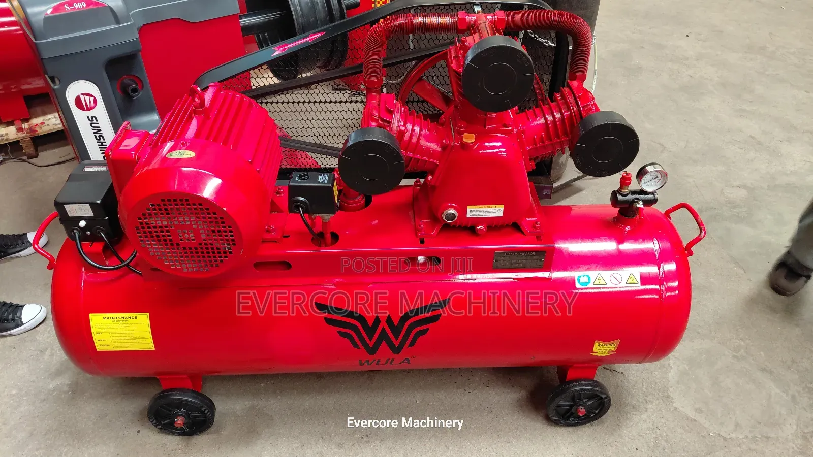 Commercial 200litres Three Phase Air Compressor 10hp Motor.