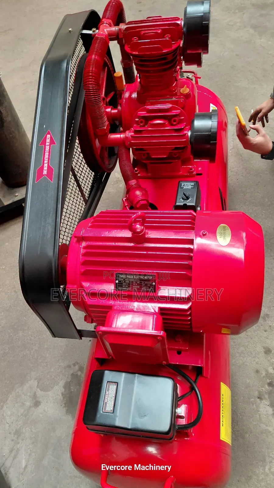 Commercial 200litres Three Phase Air Compressor 10hp Motor.