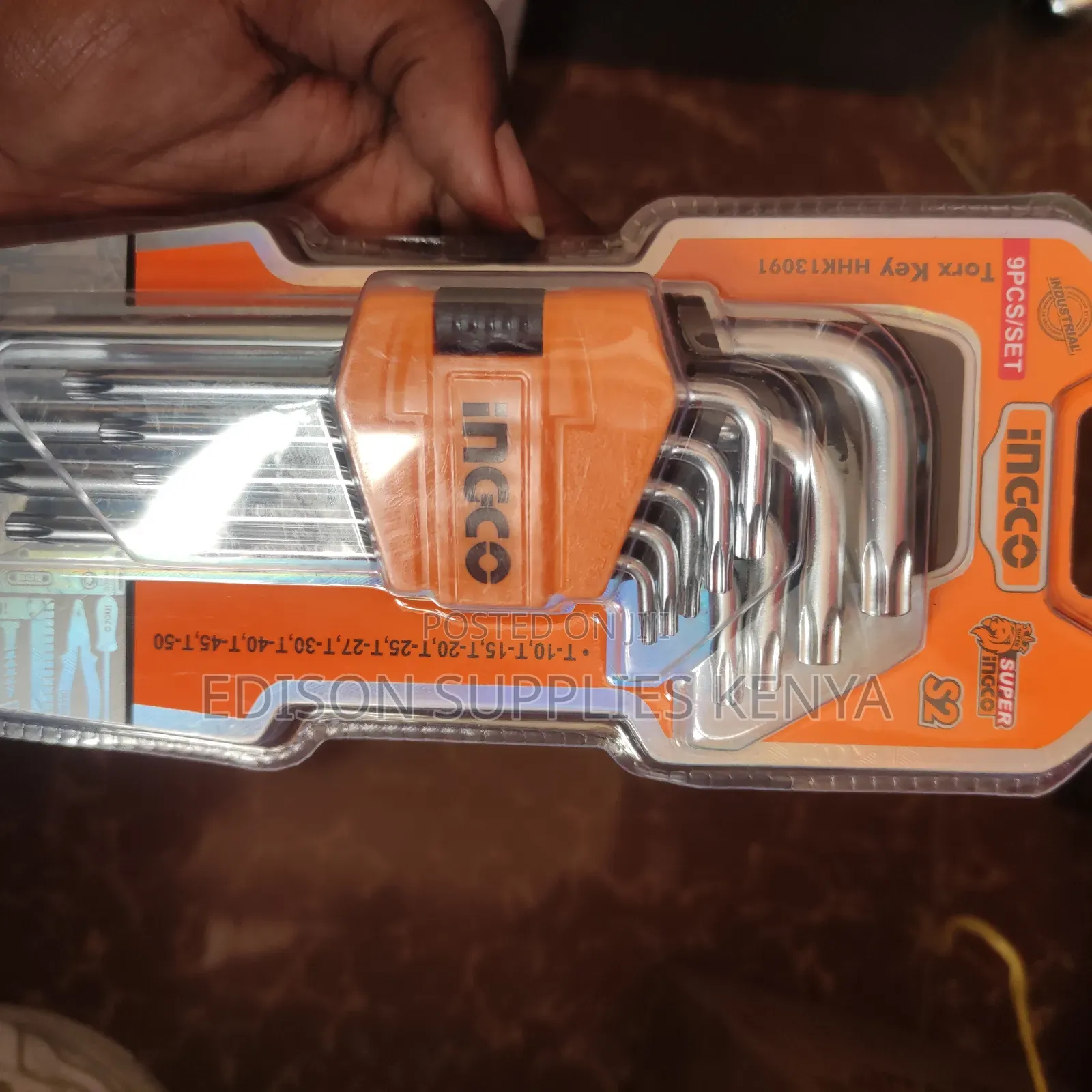 Ingco 9pcs Torx Key Set Allen Wrench Set Hex Keys Allen Keys