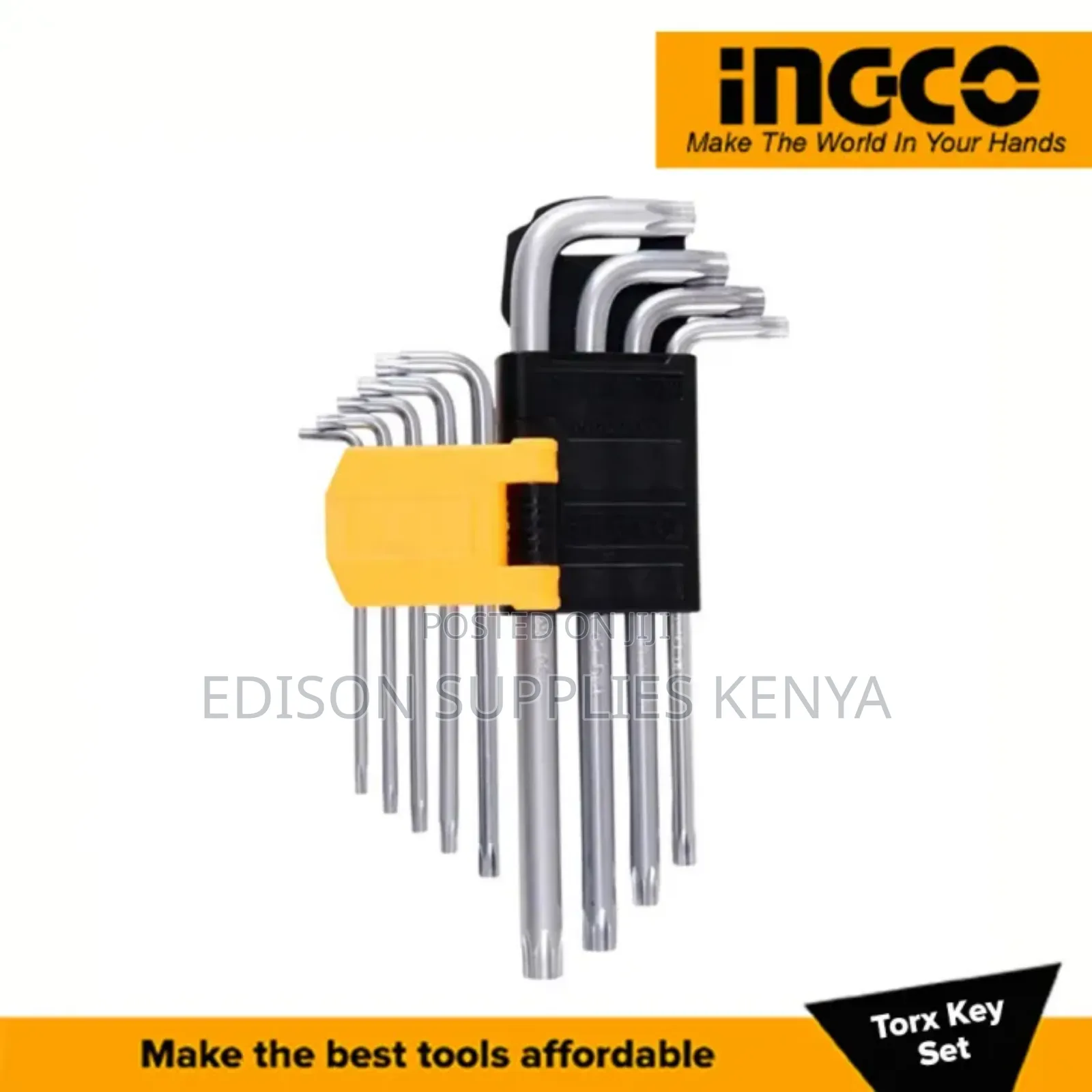 Ingco 9pcs Torx Key Set Allen Wrench Set Hex Keys Allen Keys
