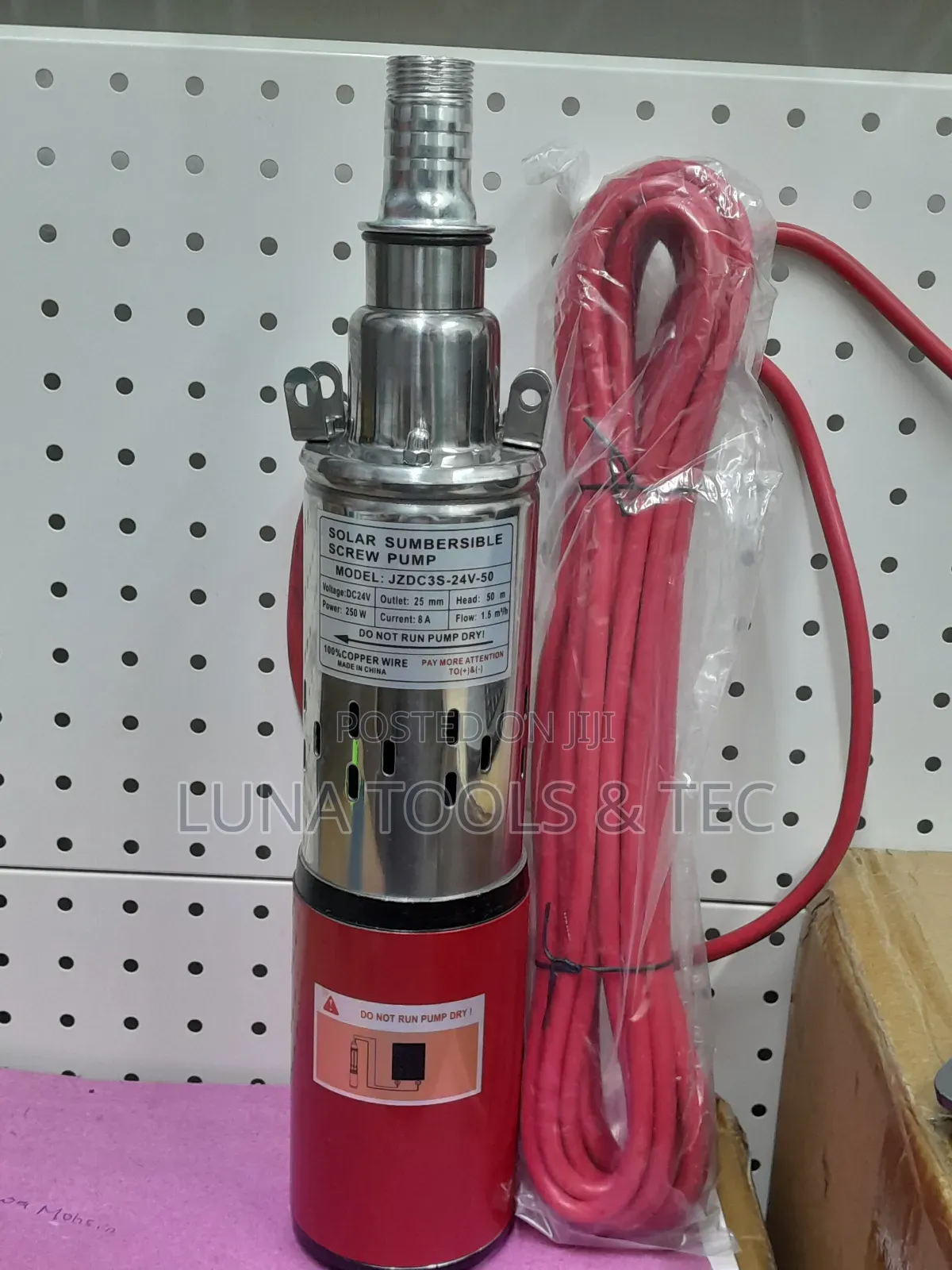 High Efficiency 24v 50m 250w Solar Pump