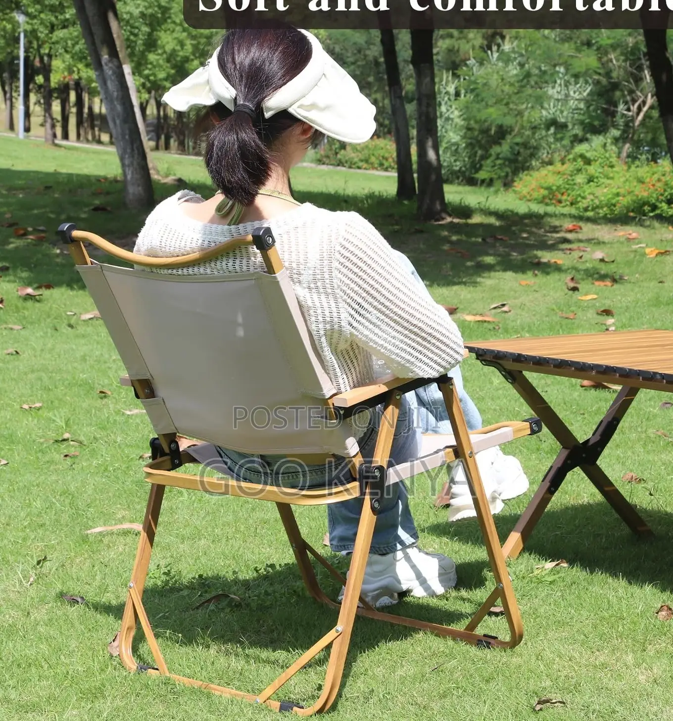 Home Chair; Modern Foldable Kermit Chair for Hiking, Camping Travel