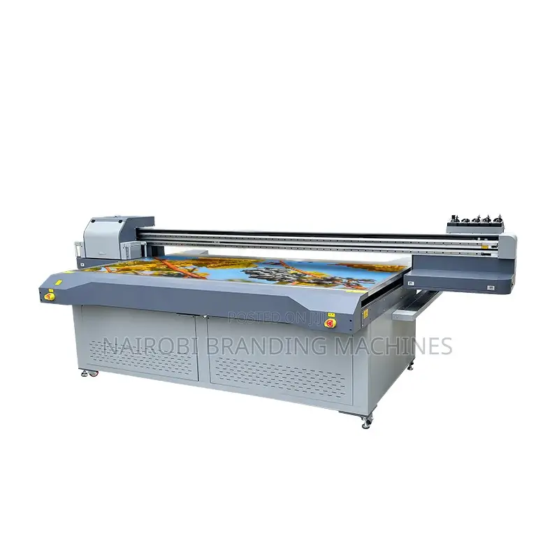 New 250cm by 130cm Gen6 Uv Flatbed Printer - 4pcs Ricoh Printheads