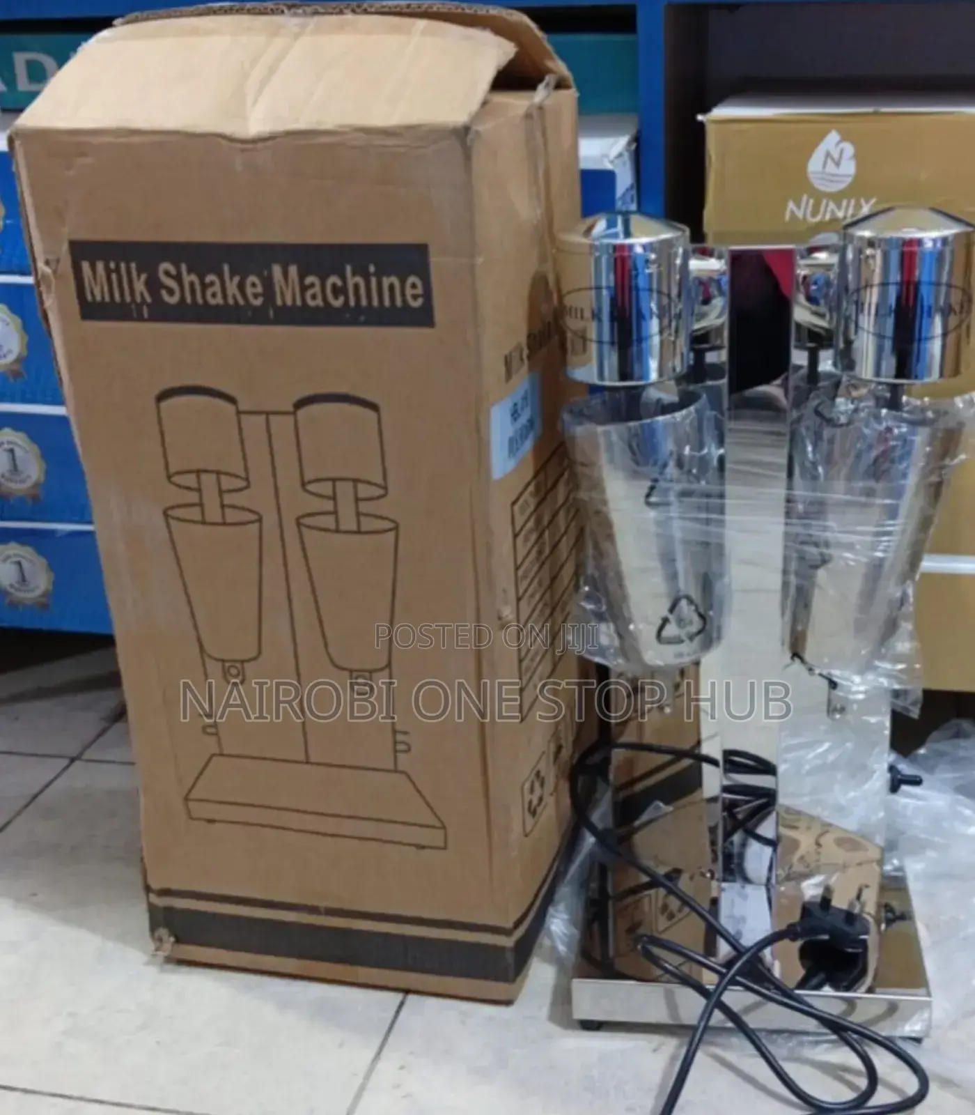 Double-Head Stainless Steel Milkshake Maker