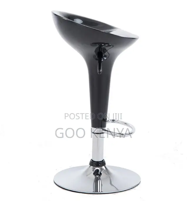 Home Stool; Ergonomic Modern Bar Chair With Elevated Seat