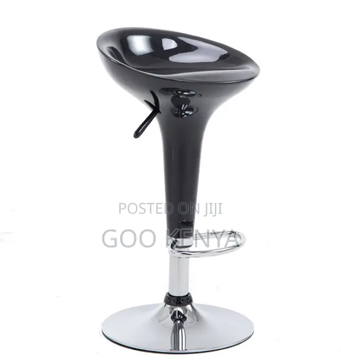 Home Stool; Ergonomic Modern Bar Chair With Elevated Seat