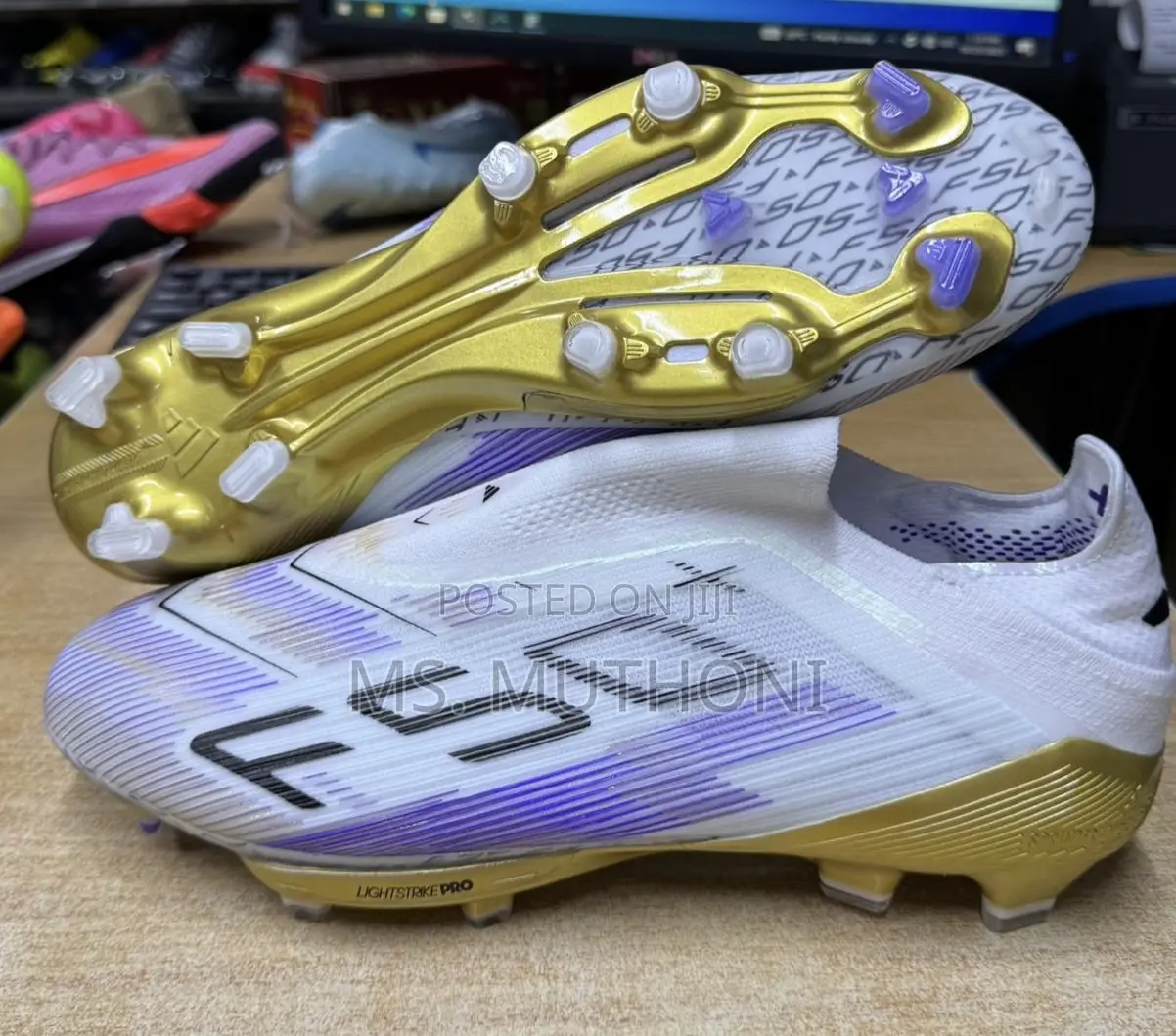 Adidas F50 Elite Laceless Fg Football  Boot Size 40-45