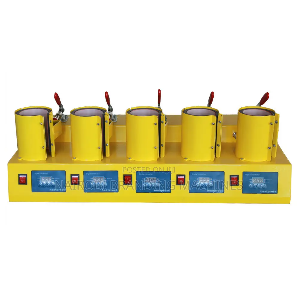 Sublimation Mug Heat Press Machine With 5 Station