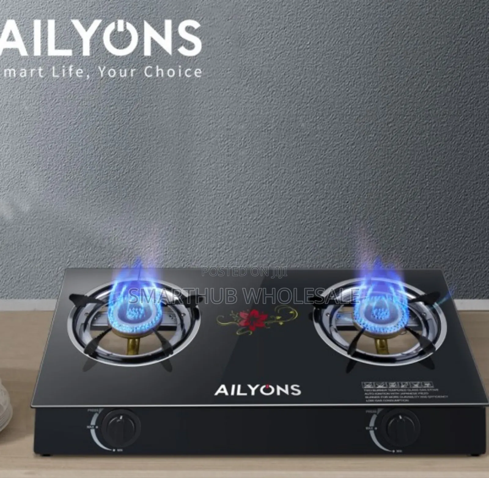 Ailyons 2 Burner Glass Top and Infrated