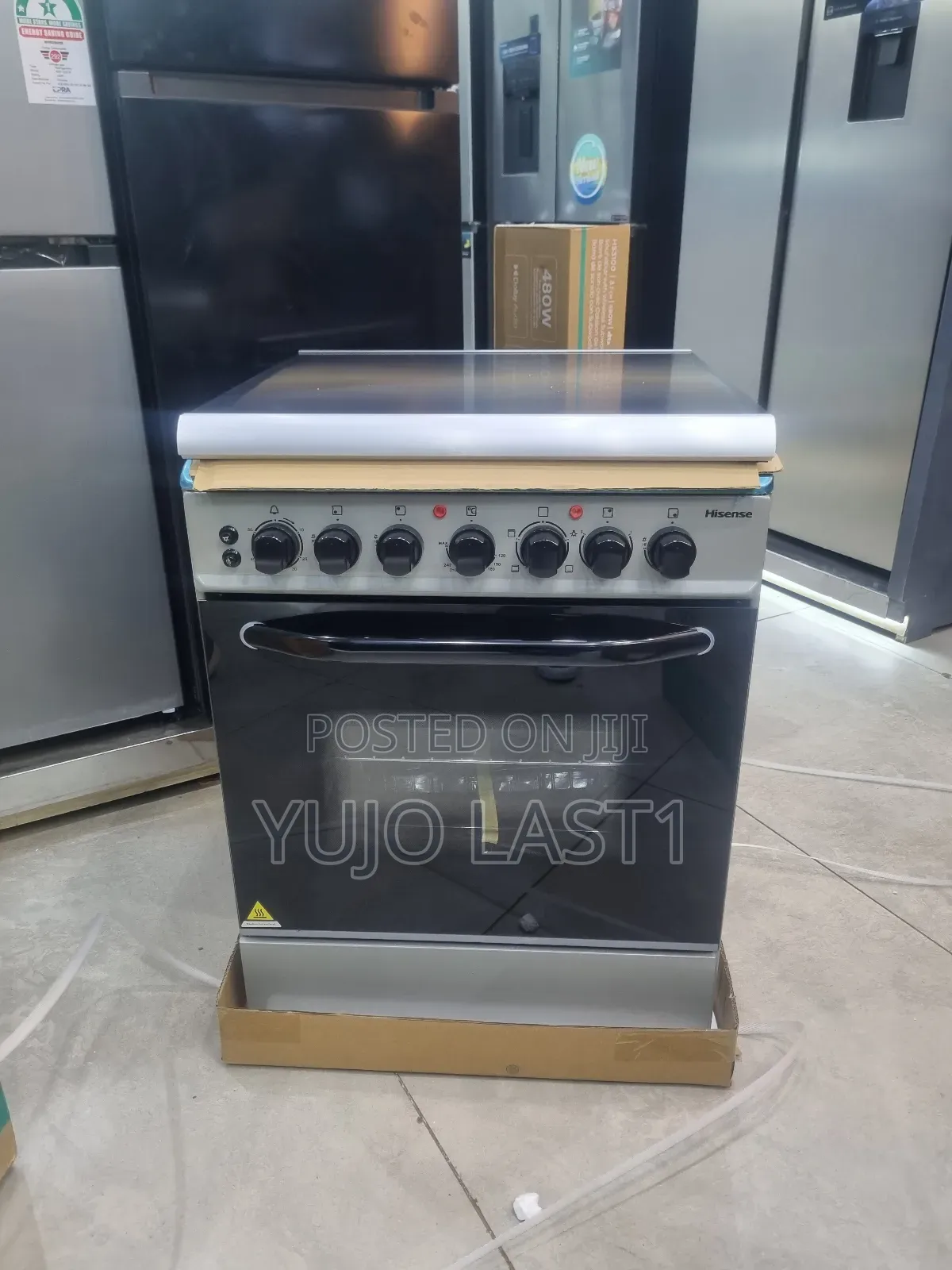 Hisense Hf631gees 60cm by 60cm Platform 3 Burners Gas Electric