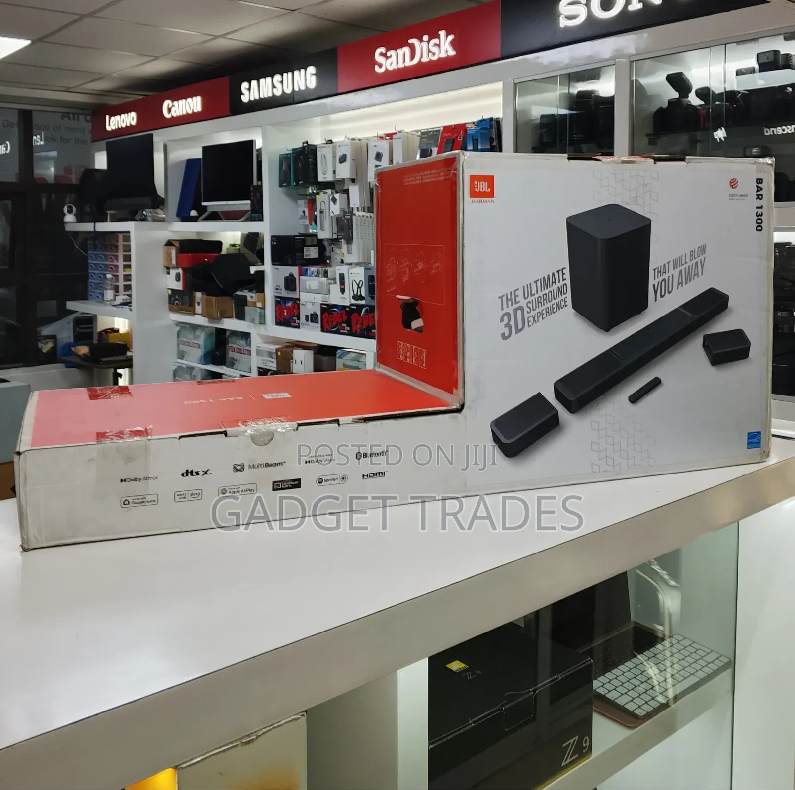 JBL Bar 1300 11.1.4-Ch Soundbar With Detachable Surround Speakers