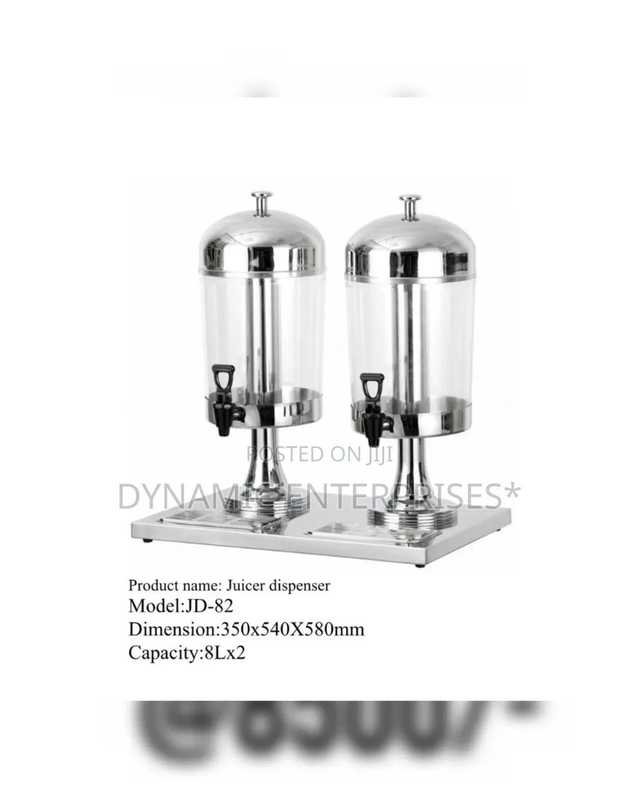 Commercial Double Juice Dispenser.