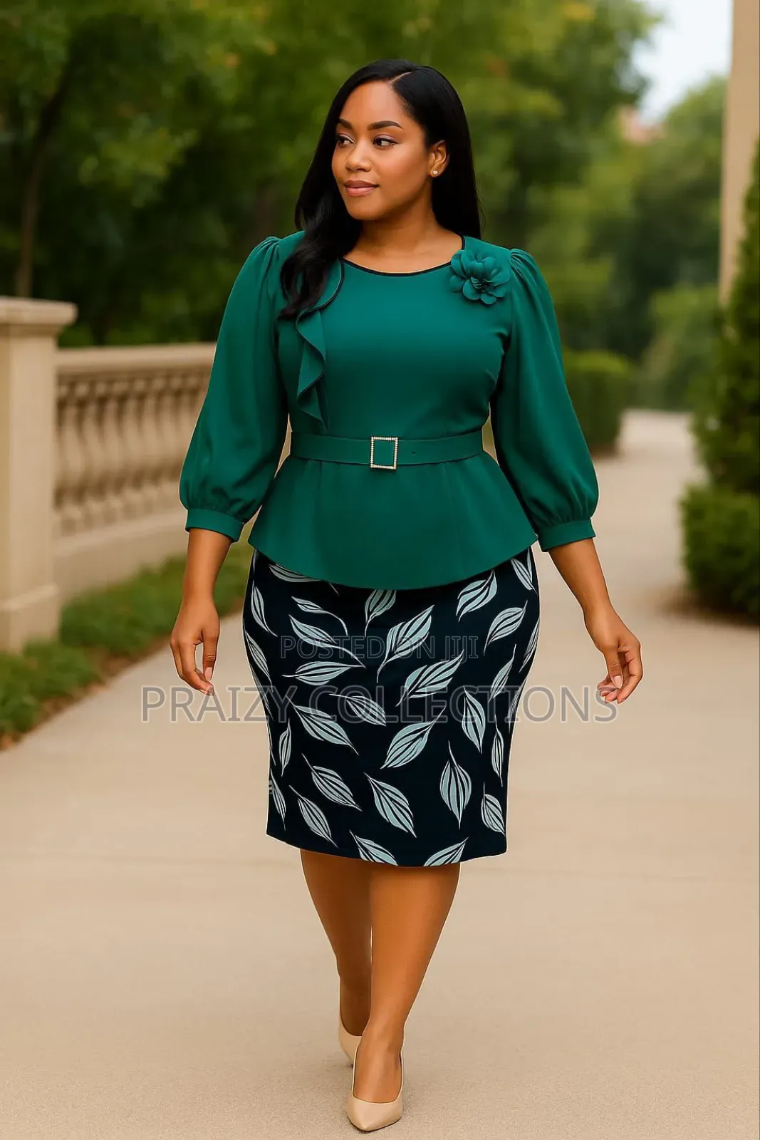 Elegant Peplum Bodycon Dress