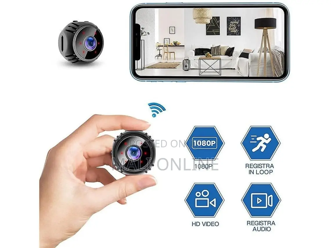 A9 Mini Spy Wifi Camera 1080p Hd Wireless Hidden Security Camera.