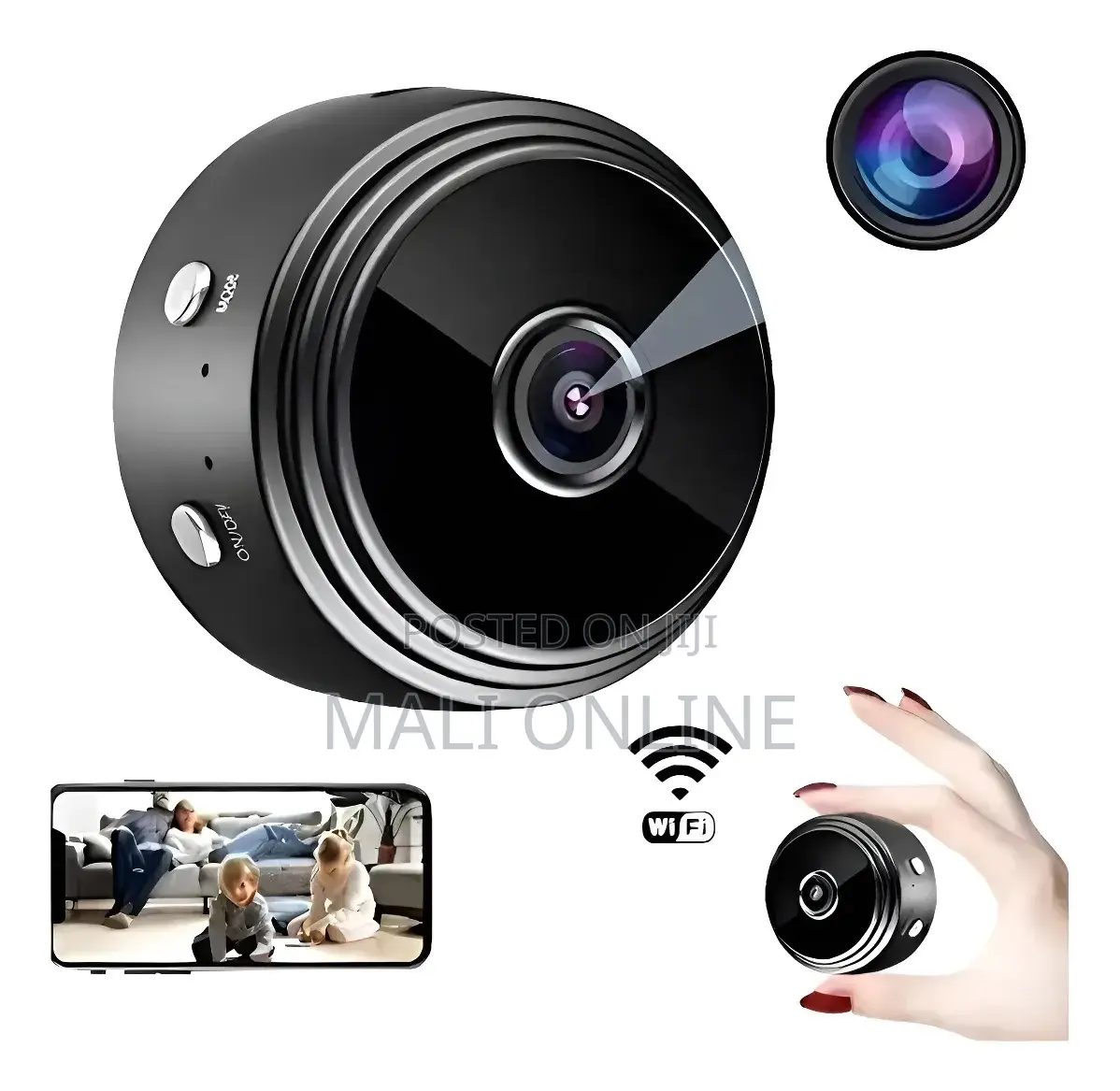 A9 Mini Spy Wifi Camera 1080p Hd Wireless Hidden Security Camera.
