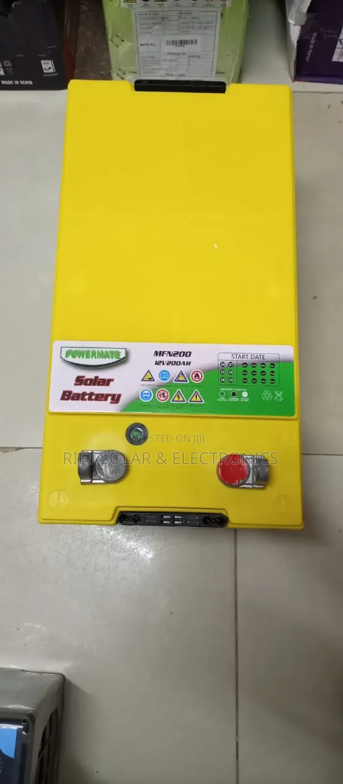 200ah - 12v Powermate Heavy Duty Maintenance Free Solar Battery