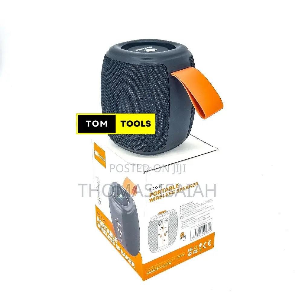 Deepbass Box 20 Waterproof Portable Bt Speaker