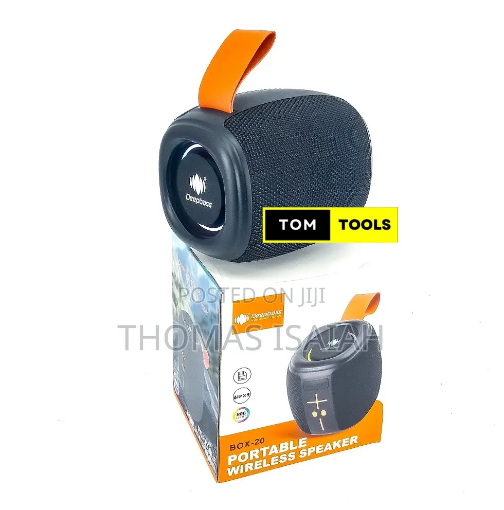 Deepbass Box 20 Waterproof Portable Bt Speaker