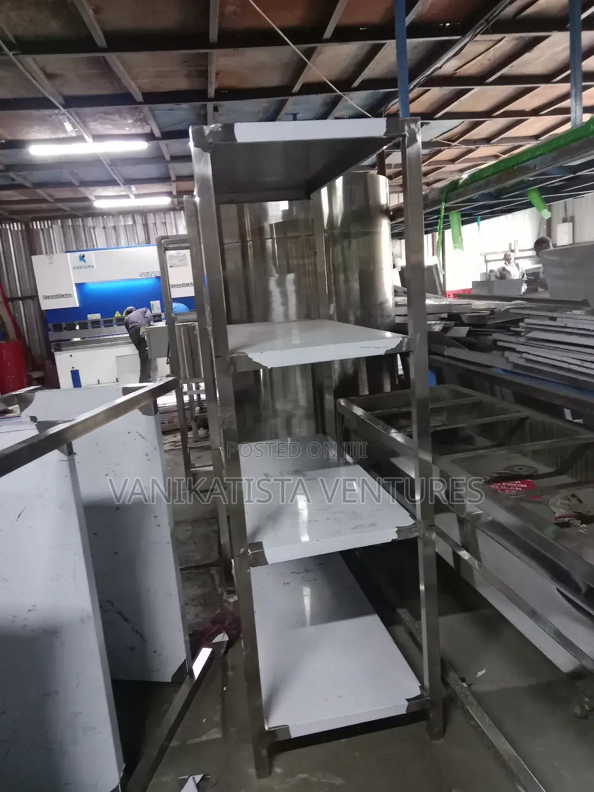 Heavy-Duty Stainless Steel Rack – 4 Layers
Designed for Kitchens