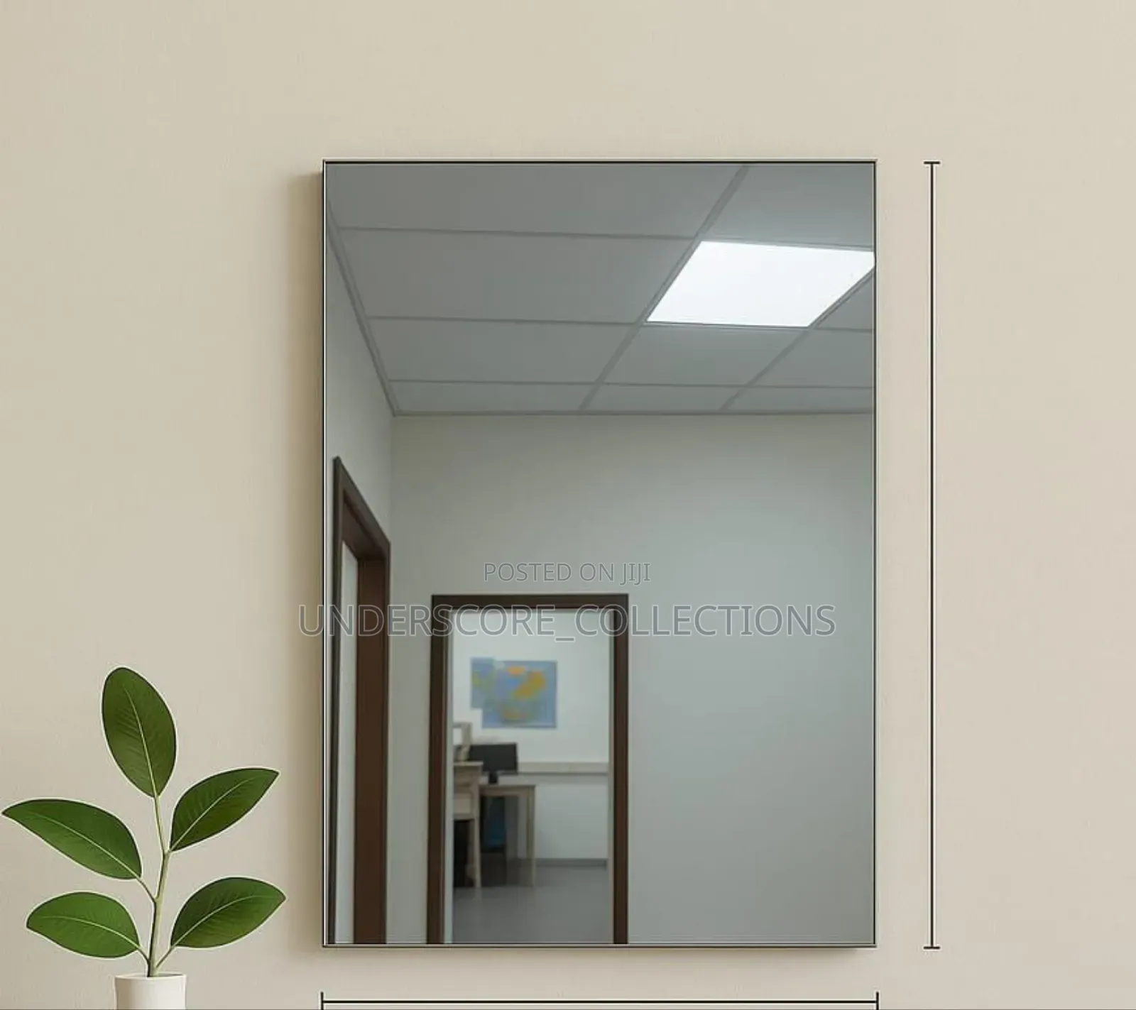 Peel and Stick Unbreakable Mirror*