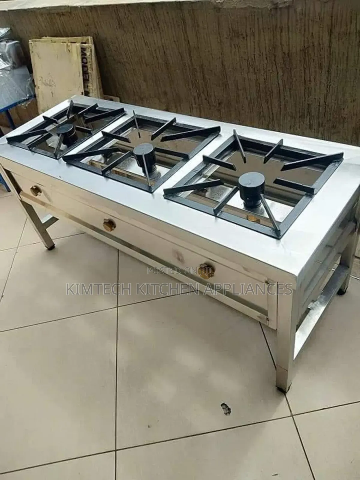 3 Burner Stainless Steel High Pressure