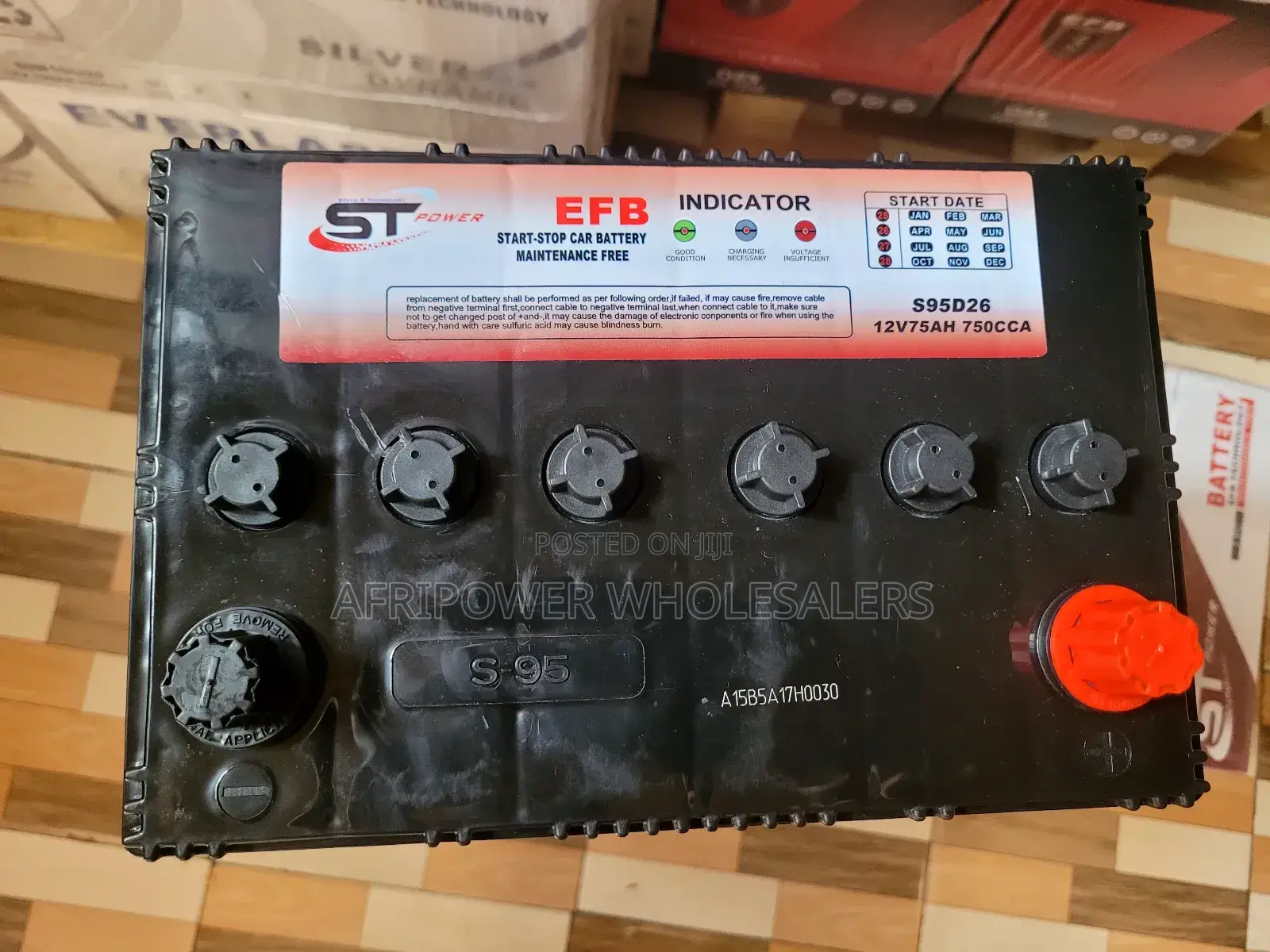St Power S95 / Istop Battery for Cx5 Diesel Engine