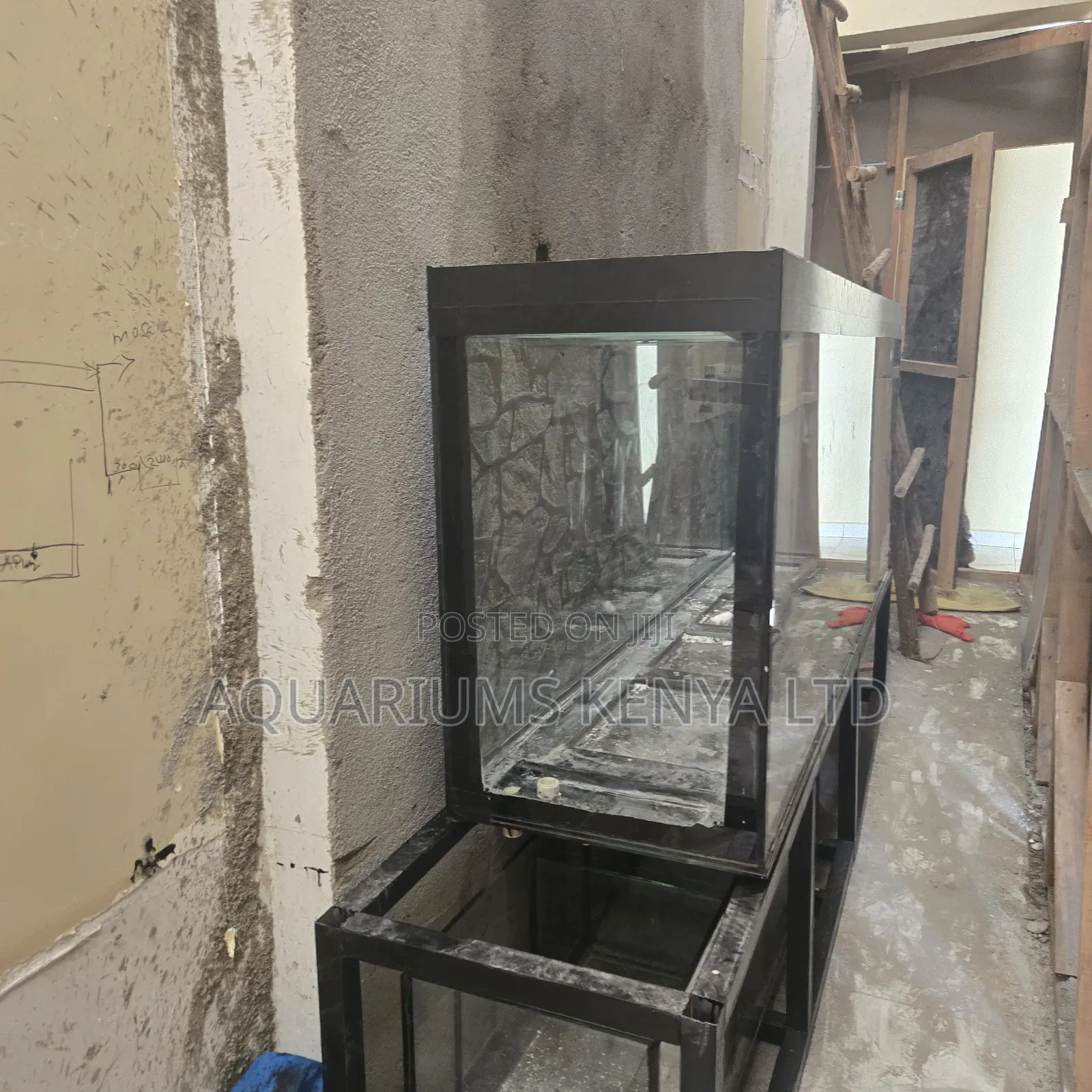 Hotel Interior Aquarium Renovation and Water Wall
