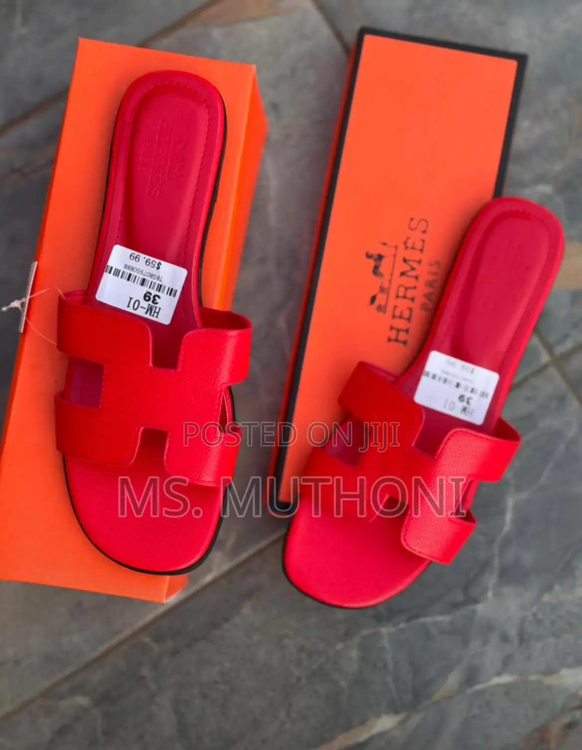 Ladies H€Rmes Sandals Size 37-42