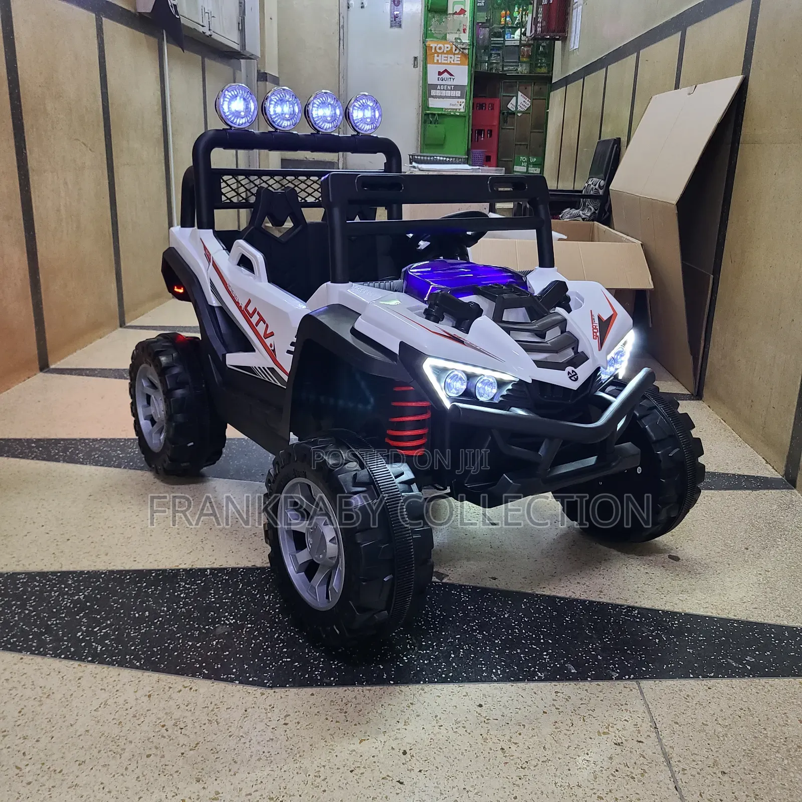 2-Seater Luxury Electric Ride-on Car. Jeep.
