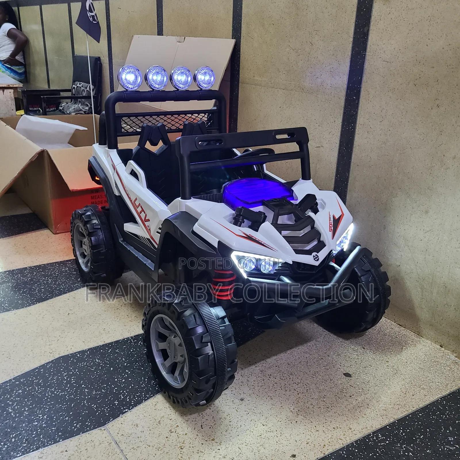 Luxury Duoble Seat. Electric Ride-on Jeep .Car.